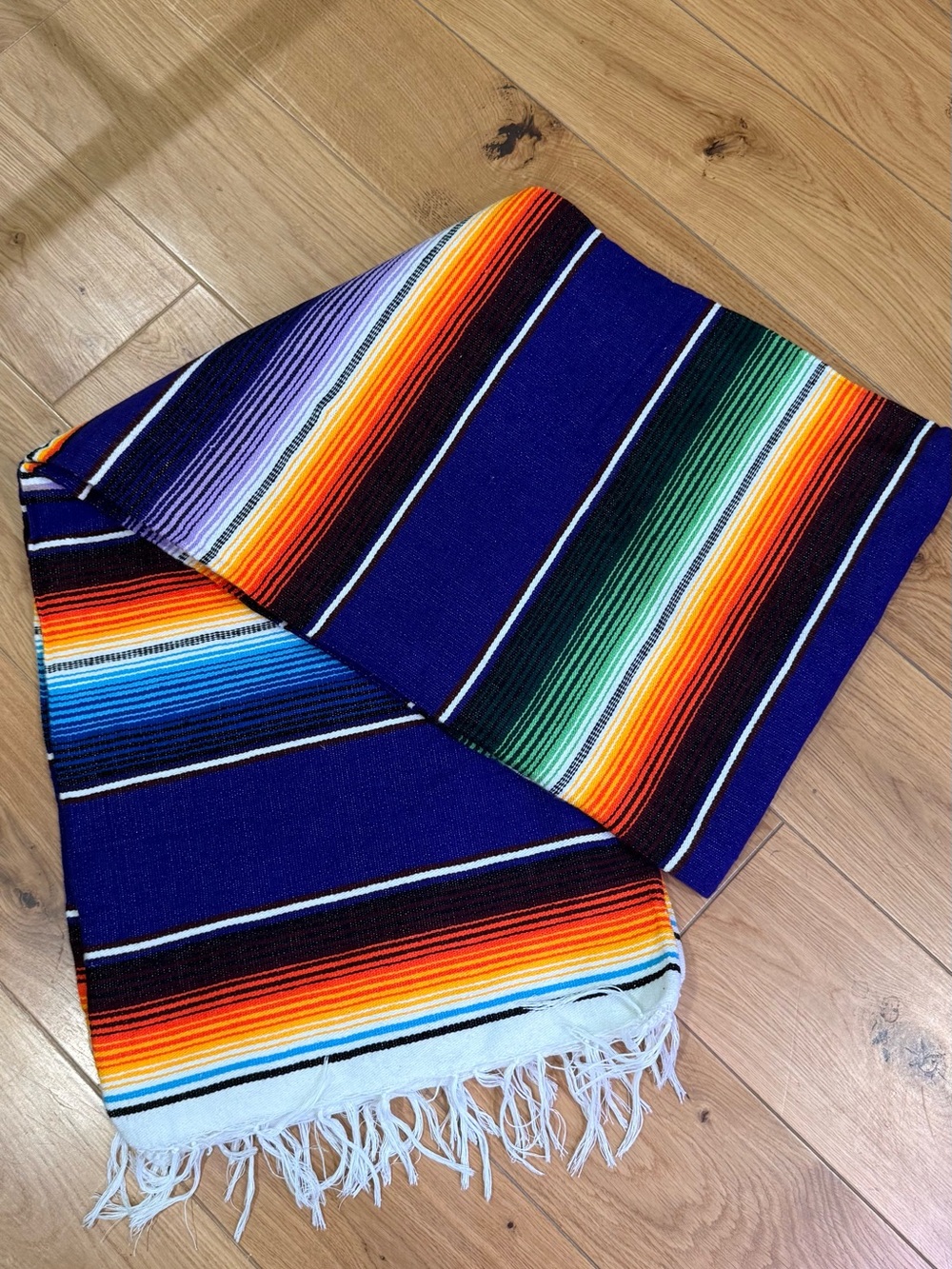 Tex Mex Mexican Blanket 60x82 New Never Used Southwestern